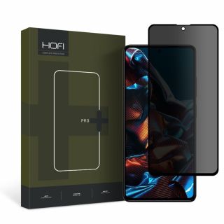 Hofi AntiSpy GlassPro+ Xiaomi Redmi Note 12 Pro 5G / 12 Pro+ Plus 5G / Poco X5 Pro 5G betekintésgátló kijelzővédő üveg